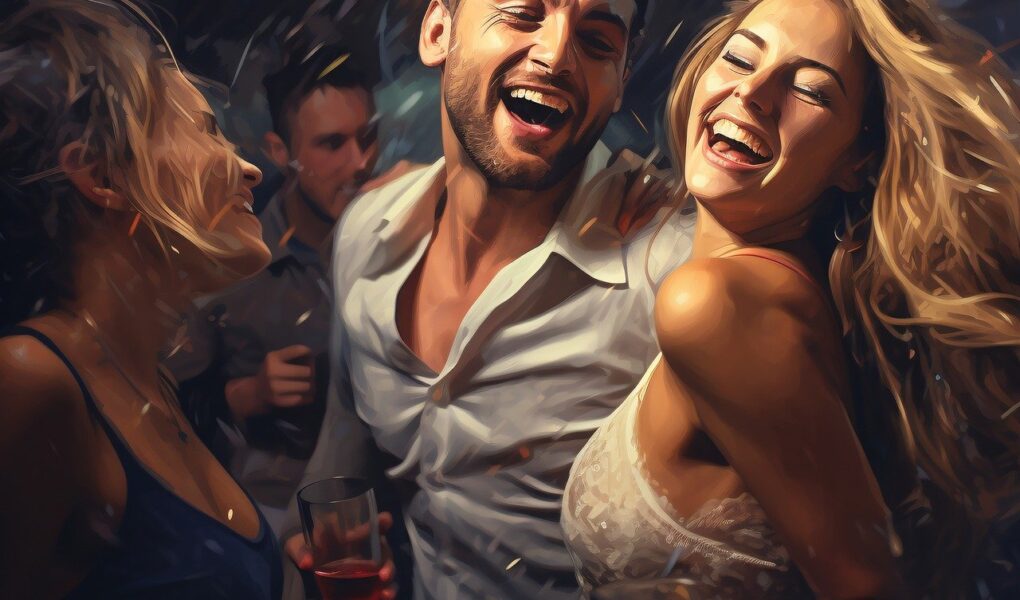 ai generated, couple, clubbing