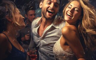 ai generated, couple, clubbing