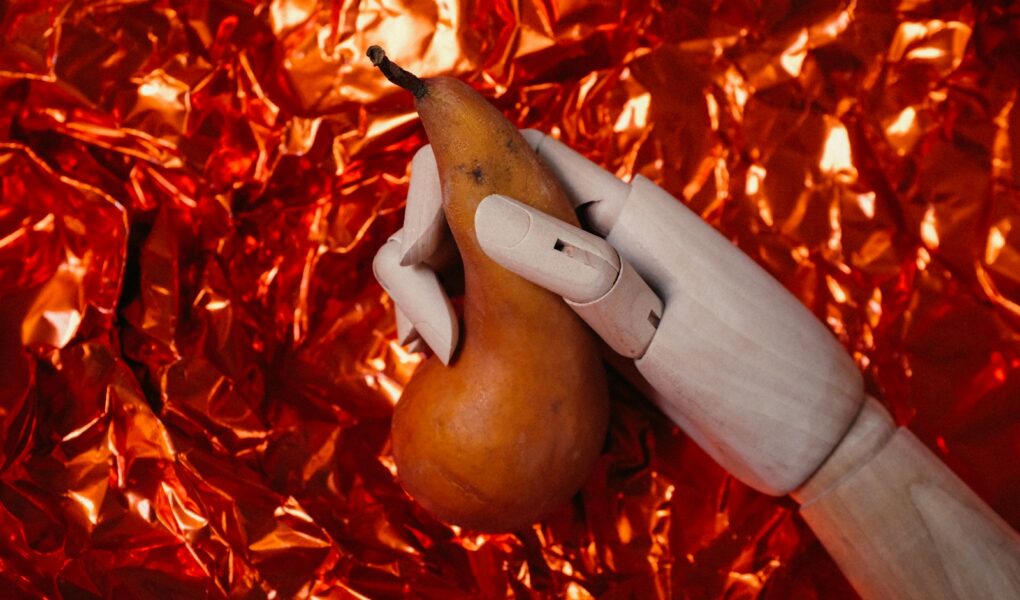 white and brown bird figurine